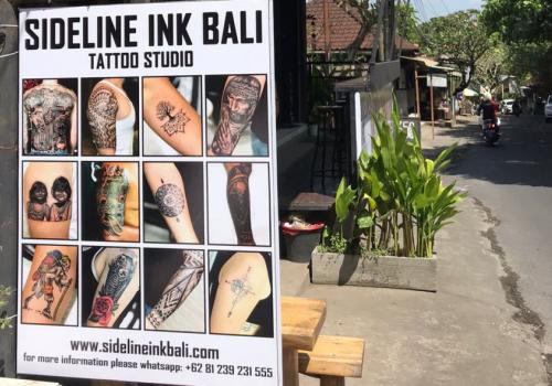 SIDELINE INK BALI best tattoo shop ubud